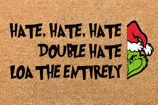 Hate Hate Hate double hate loathe entirely