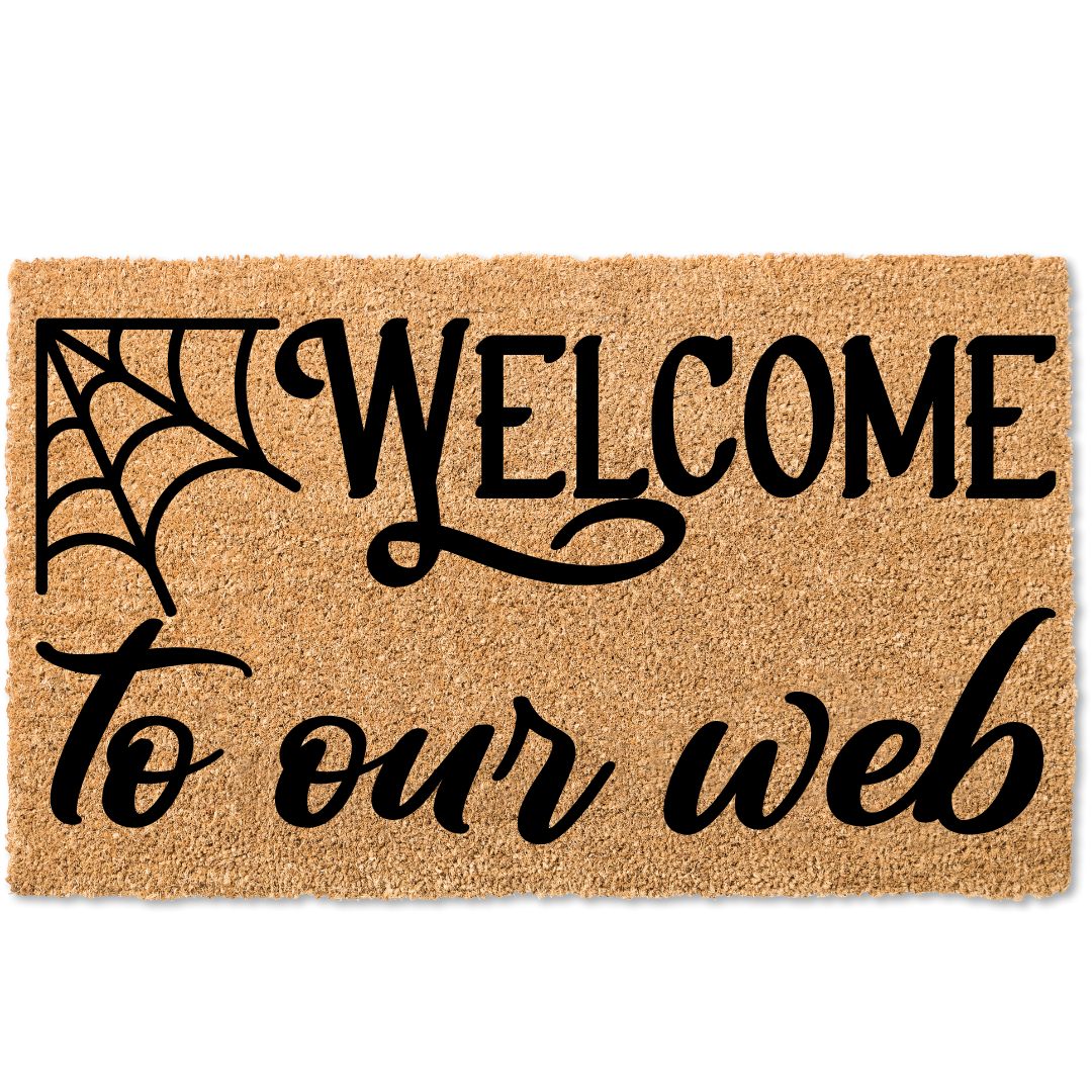 Welcome to our web Halloween Door mat