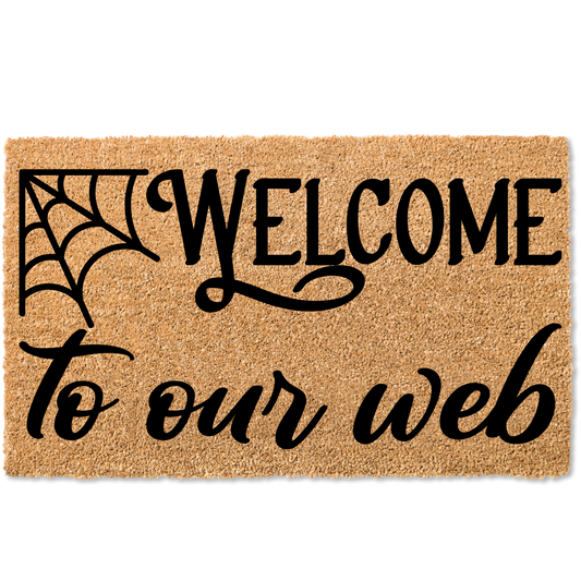 Welcome to our web Halloween Door mat