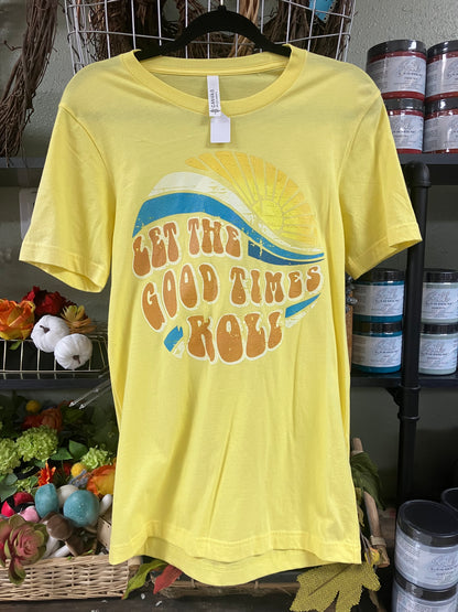 Let the Good Times Roll Adult Small T-shirt
