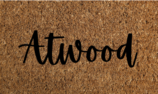 Name door mat
