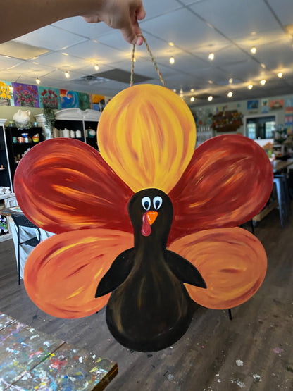 Turkey Door Hanger Paint Party