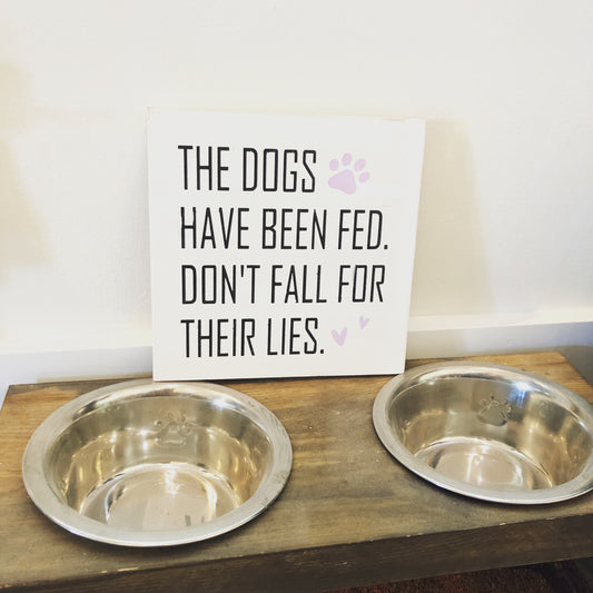 The dogs have been fed. Don't fall for their lies.