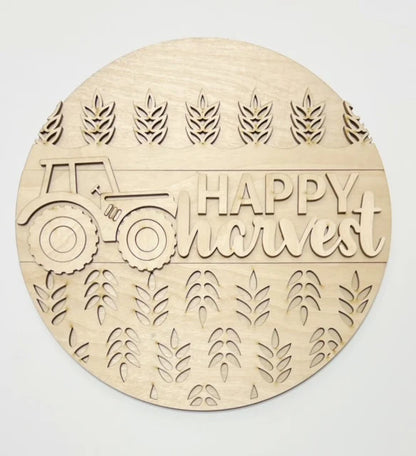 Happy Harvest - tractor