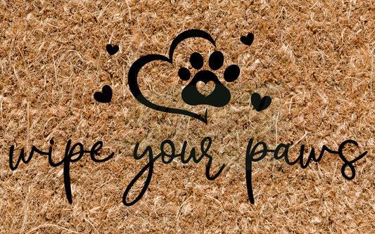 Wipe your paws