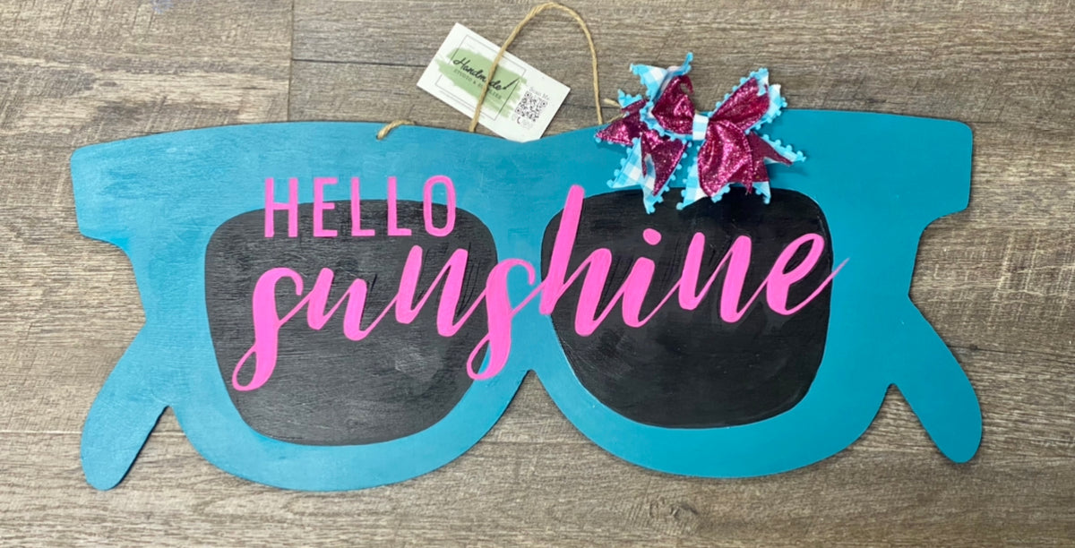 Summer Hello Sunshine Door Hanger